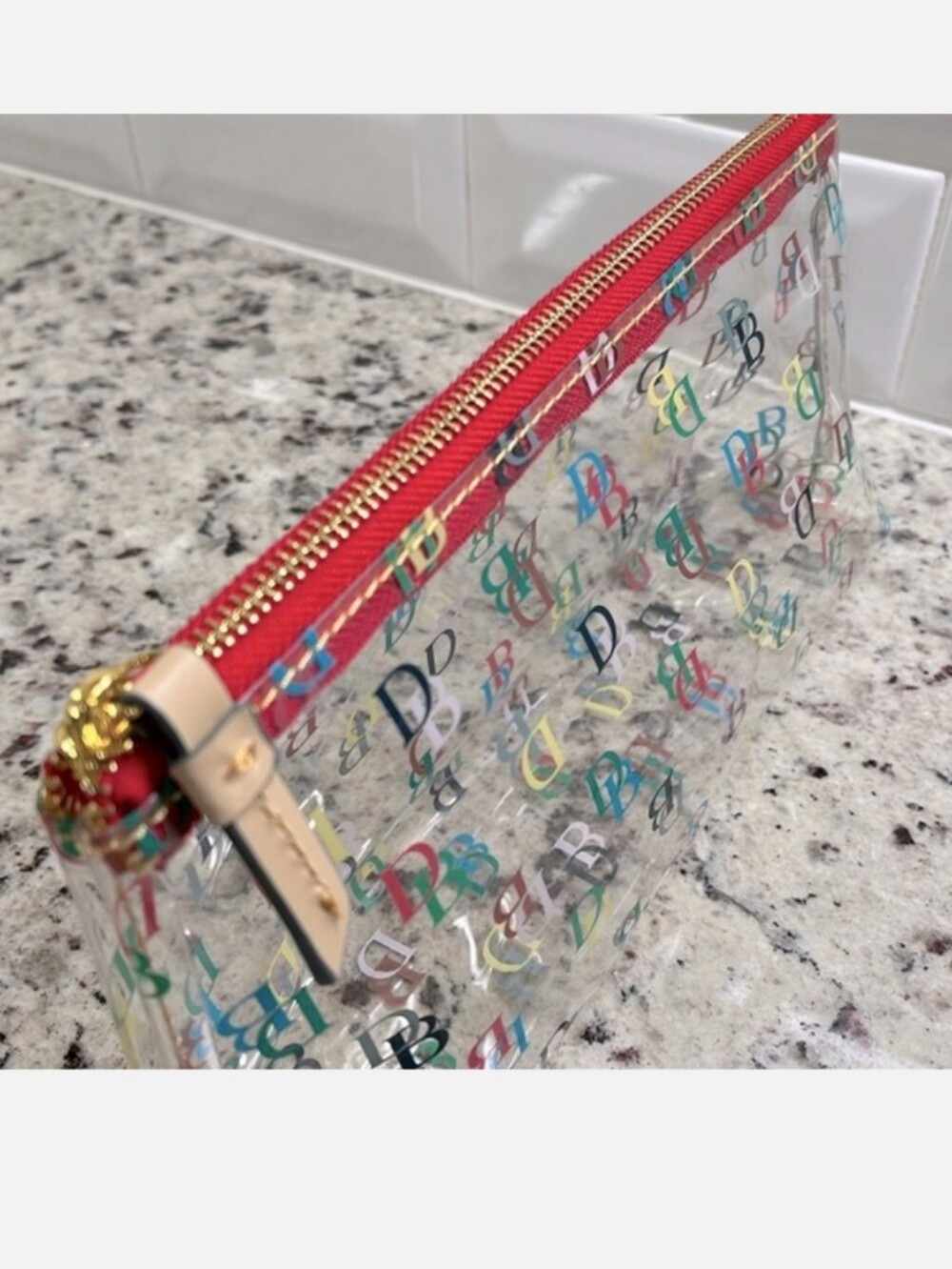 Dooney & Bourke Clear Cosmetic Case NWOT - Picture 4 of 7